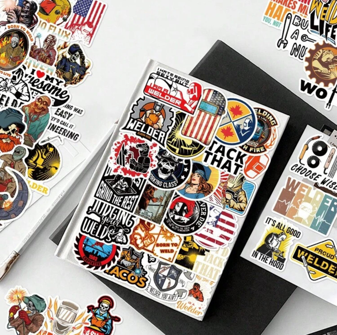 50 piece welding sticker