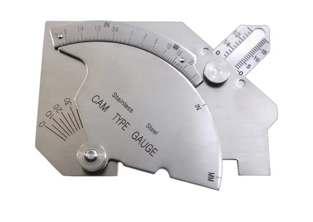 Stainless steel welding gauge